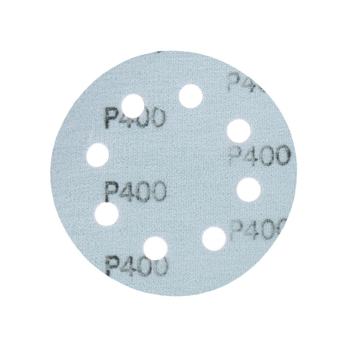 TP Schleifpapier, Schleifscheibe - Universal (grün 125mm, 8-fach-gelocht, Filmbasis - 10er Pack P400