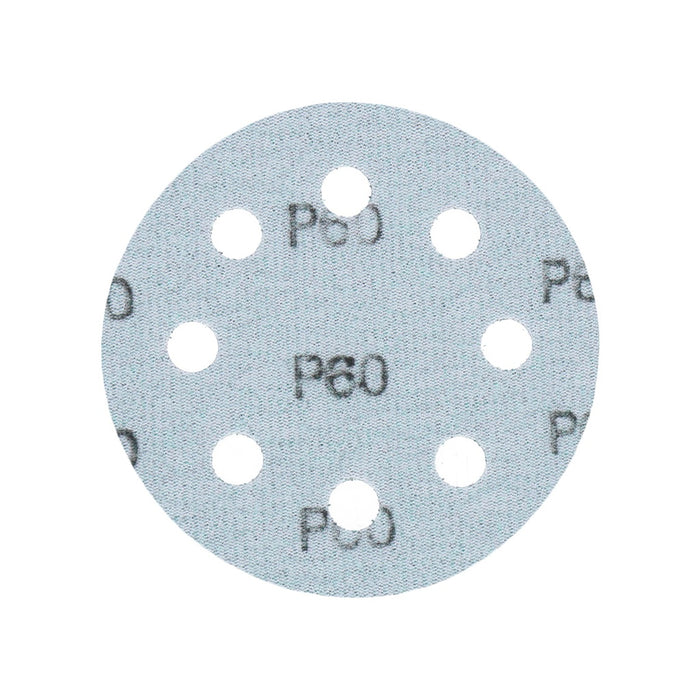 TP Schleifpapier, Schleifscheibe - Universal (grün 125mm, 8-fach-gelocht, Filmbasis - 10er Pack P60