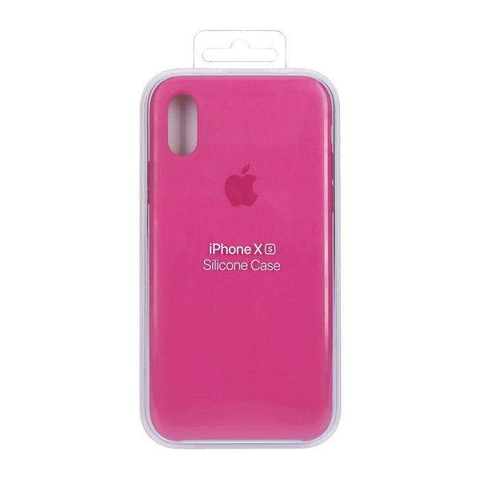 Apple Silicone Case für iPhone Xs in Drachenfrucht
