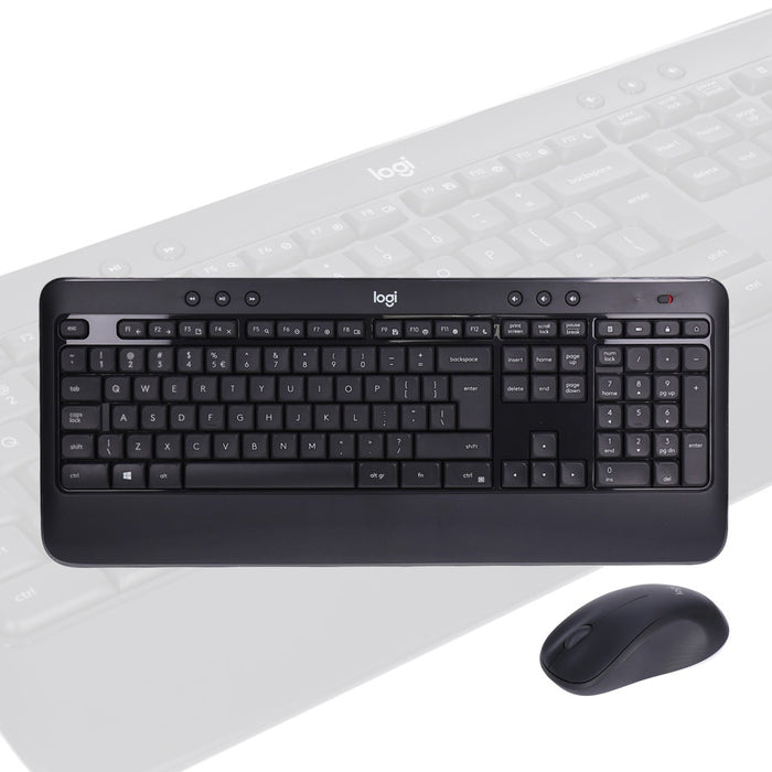 Logitech MK540 Advanced kabelloses Tastatur Maus Set QWERTY US schwarz