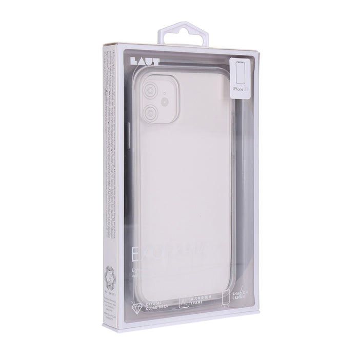 LAUT Exo Frame Cover Silver für iPhone 11 Pro
