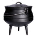 TP Potjie Pot 4 12L - BBQ Dreifuß Dutch Oven Gusseisen, Feuerkessel mit Deckel und Füßen