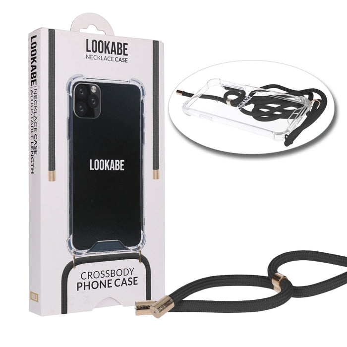 LOOKABE Necklace Case Handykette für iPhone 11 Pro Handykette mit Handyhülle Gold/Schwarz
