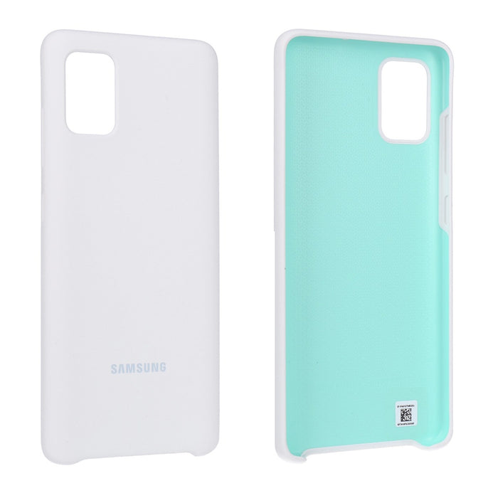 Samsung Silikon Cover für Samsung Galaxy A51 weiß