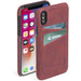 Krusell Sunne 2 Card Cover für iPhone X/Xs rot