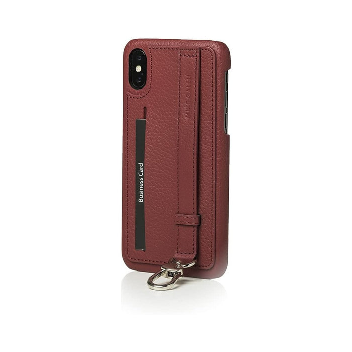 Mike Galeli Back Case Jesse iPhone X rot Leder rotbraun