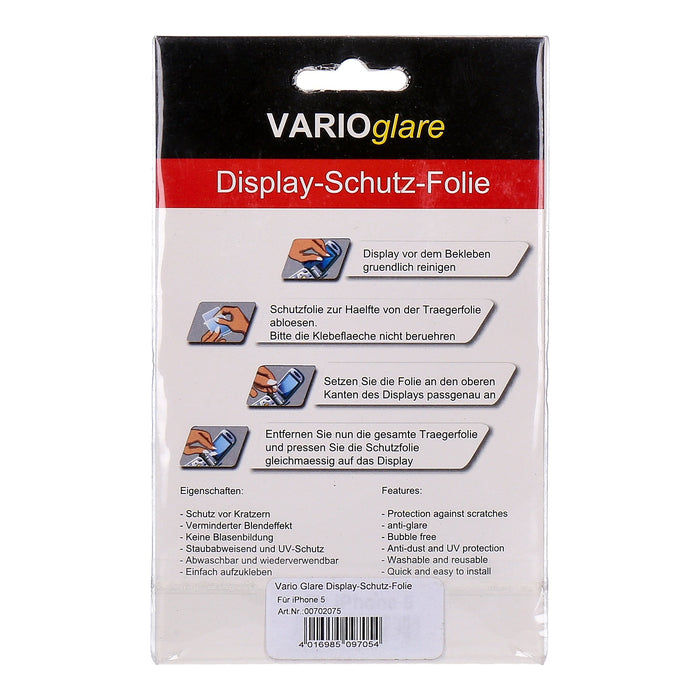 VarioGlare Iphone 5 Displayschutzfolie (2er Pack)