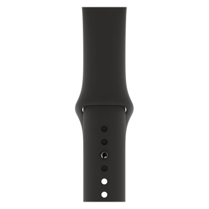 Apple Watch Silicon Armband 44mm Schwarz Sport 3E047ZM/A
