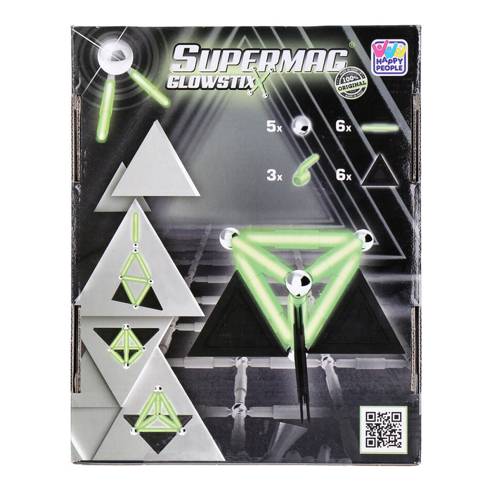 Supermag Glowstix 20 Teile Supermag Magnetbau-Set