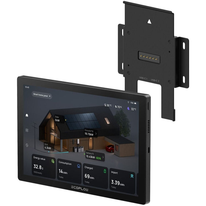 EcoFlow PowerInsight Home Energy Manager Smarthome Bedienpanel Bluetooth WLAN