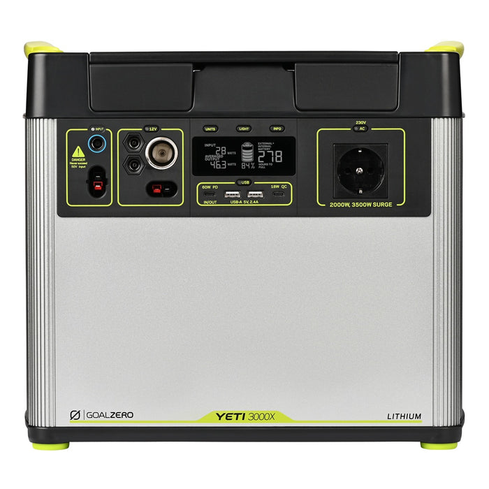 Goal Zero Yeti 3000X Power Station mit 3032 Wh 10,8 V, 280,8 Ah 0% MwSt. (gemäß §12 Abs 3 UStG)