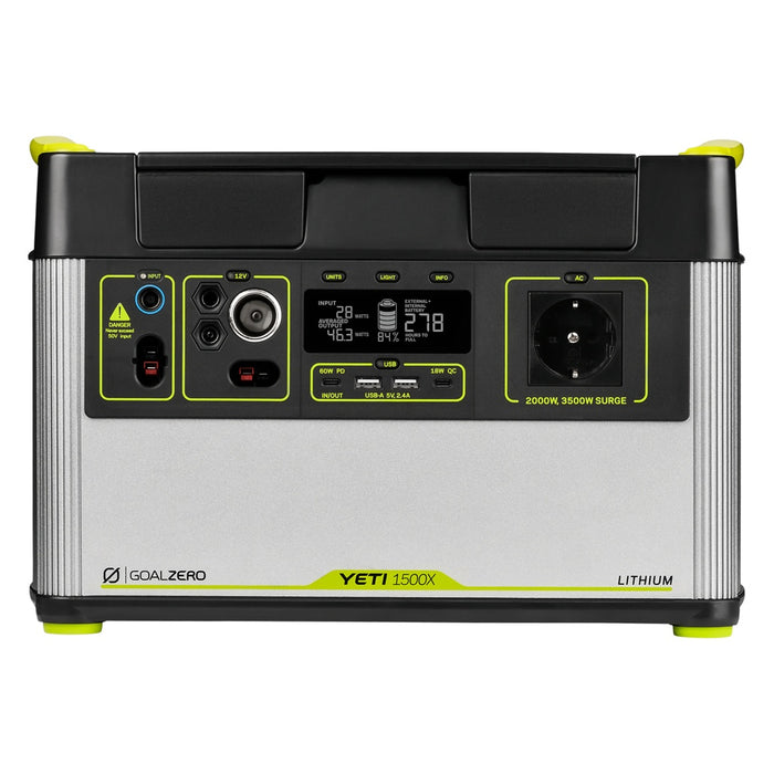 Goal Zero Yeti 1500X Power Station mit 1516 Wh 10,8 V, 140,3 Ah 0% MwSt. (gemäß §12 Abs 3 UStG)