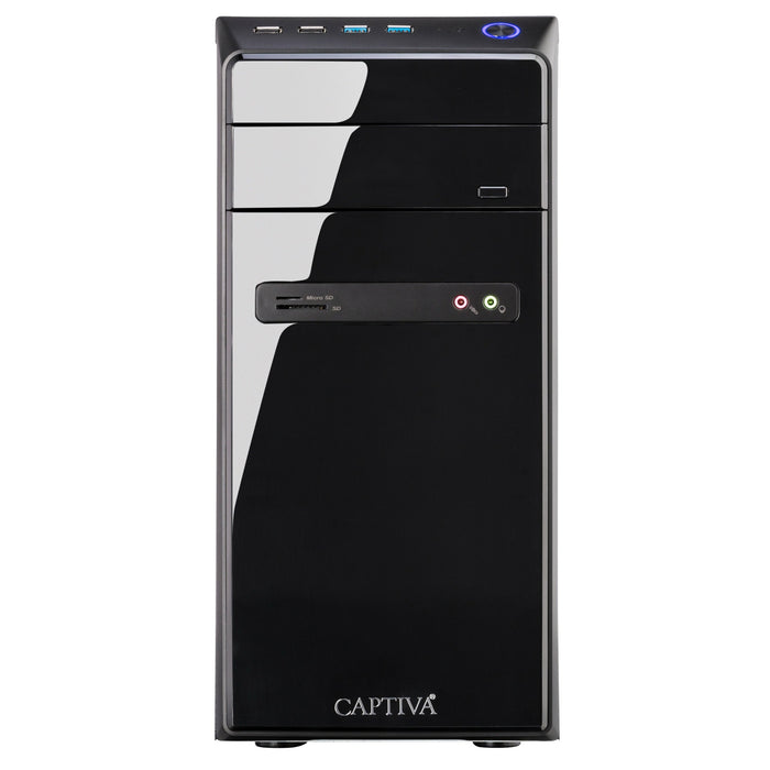 Captiva B5A 21V4 Desktop Tower PC AMD Ryzen 5 -5600G 16GB DDR4 1TB NVMe SSD Win11 Home