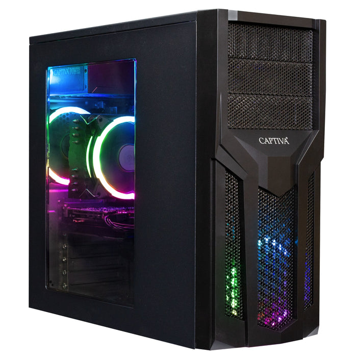 Captiva Advanced Gaming I67-521 Desktop PC Core i5 -10400F 32GB DDR4 1TB NVMe SSD RTX 3050 Win11