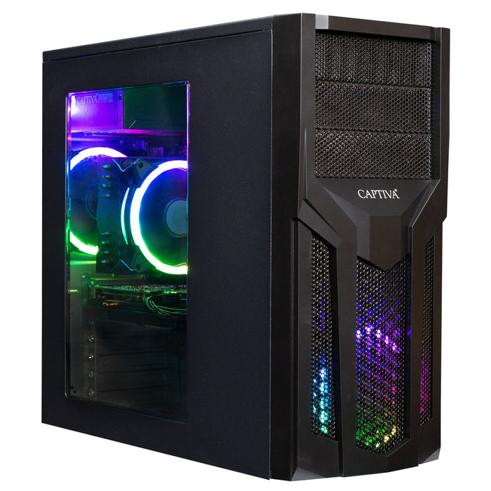 Captiva Advanced Gaming I67-521 Desktop PC Core i5 -10400F 32GB DDR4 1TB NVMe SSD RTX 3050 Win11