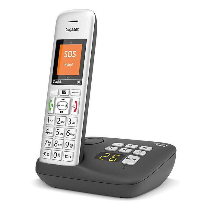 Gigaset E390A - Schnurloses Senioren DECT-Telefon für Senioren mit Anrufbeantworter