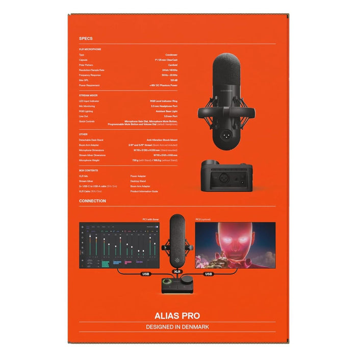 SteelSeries Alias Pro Kit XLR Mikrofon XLR-Schnittstelle