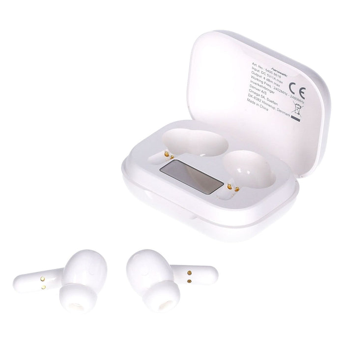 Hanseatic HWE-23 Wireless In-Ear Bluetooth Kopf hörer weiß