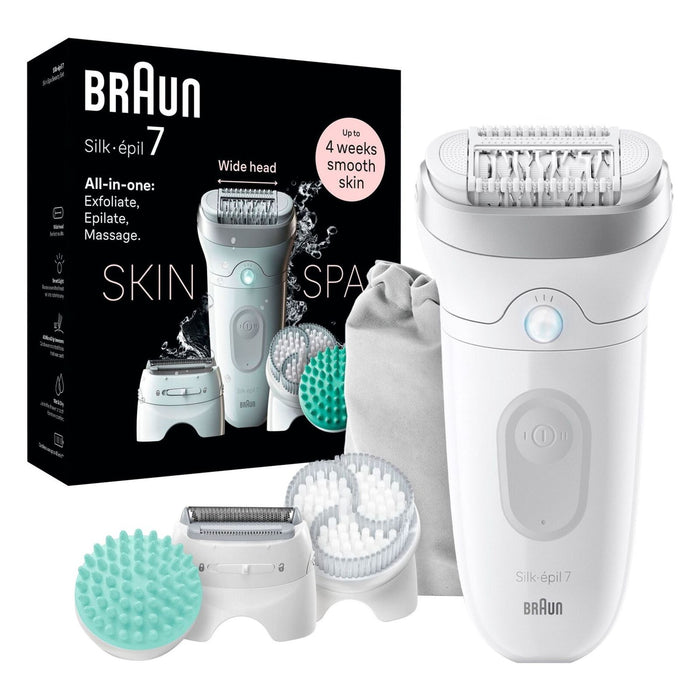 Braun Silk-épil 7 SkinSpa All In One Set Epilierer Damen Haarentferner