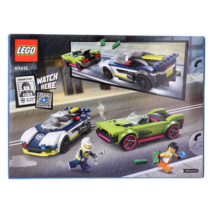 LEGO City 60415 Verfolgungsjagd mit Polizeiauto und Muscle Car