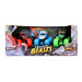 Monster Jam 3er-Pack Charged Beasts Coole Trucks im Maßstab 1:64