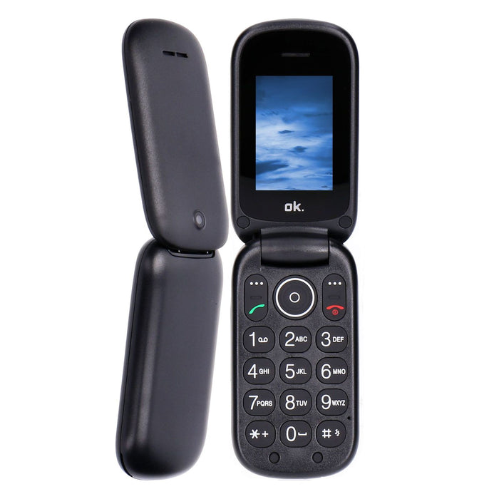 OK. OMP 50-1 GSM Mobiltelefon Klapphandy Schwarz