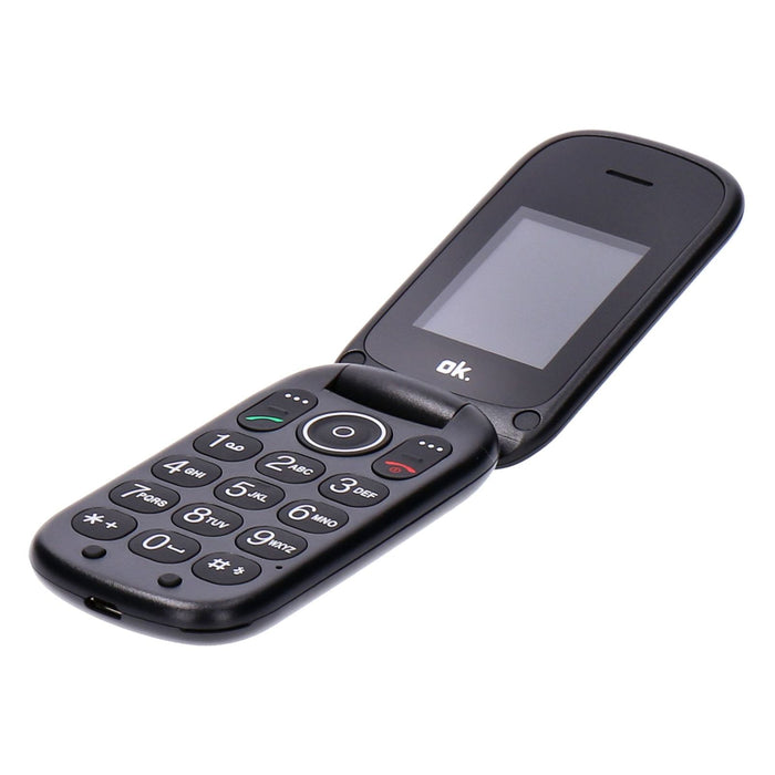 OK. OMP 50-1 GSM Mobiltelefon Klapphandy Schwarz