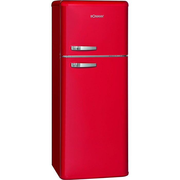 Bomann DTR353 Kühlschrank Retro-Design rot