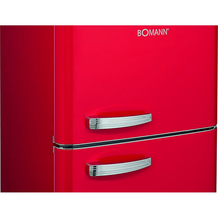 Bomann DTR353 Kühlschrank Retro-Design rot