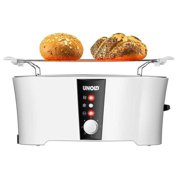 Unold Toaster Design Dual 38020 4 Scheiben-Toaster weiß