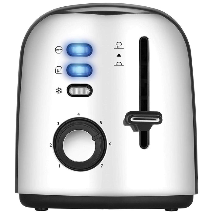 Unold 38326 Toaster 2er Retro edelstahl