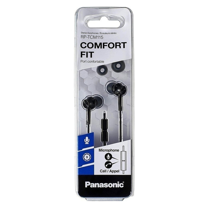 Panasonic RP-TCM115E-K In-Ear-Kopfhörer schwarz