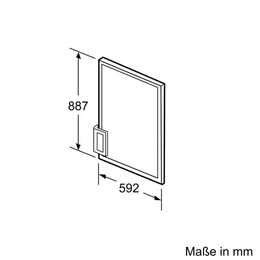 Produktbild Kühlschrankfront - Siemens KF20ZAX0 Frontverkleidung