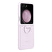 Samsung Galaxy Z Flip5 Silikon Cover Ring lavendel