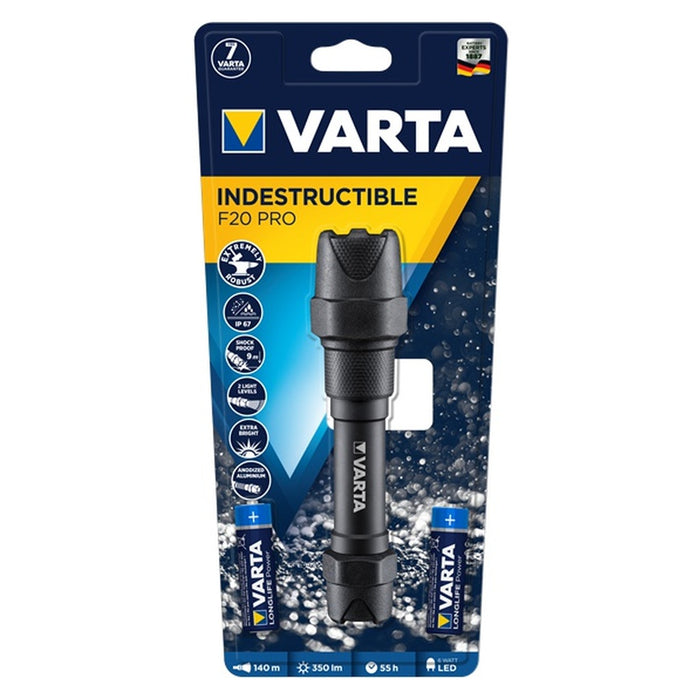 Varta INDESTRUCTIBLE F20 PRO Schwarz Hand- Blinklicht LED