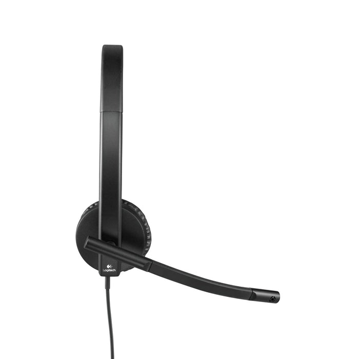 Logitech USB Headset H570e Kopfhörer Verkabelt Kopfband Büro/Callcenter Schwarz