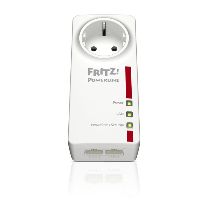 AVM FRITZ!Powerline 1220E 1200 Mbit/s Eingebauter Ethernet-Anschluss Weiß 2 Stück(e)