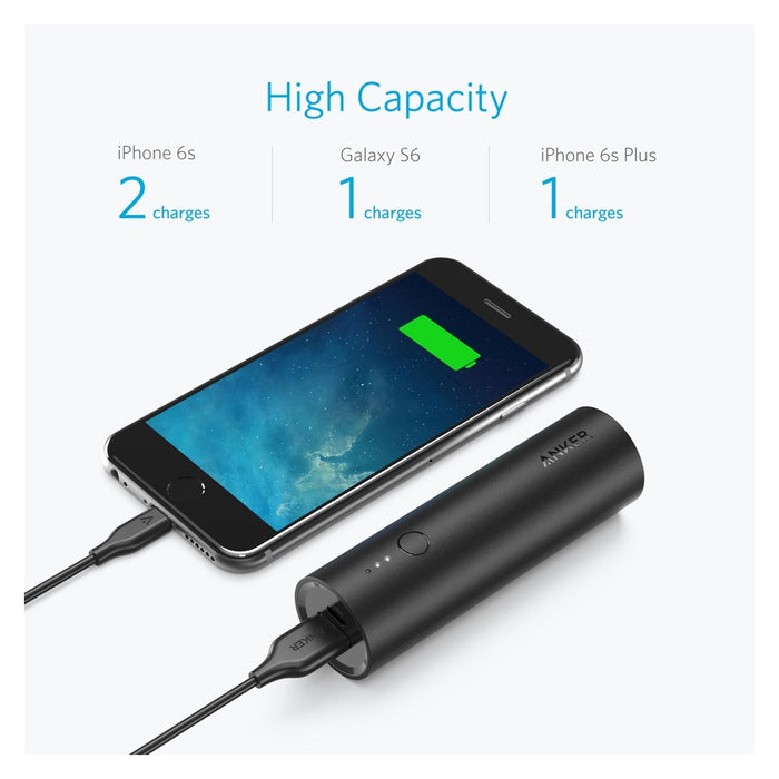 Anker PowerCore 5000 Akkuladegerät 5000 mAh Schwarz