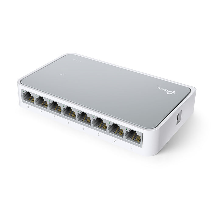 TP-Link TL-SF1008D Unmanaged Fast Ethernet (10/100) Weiß