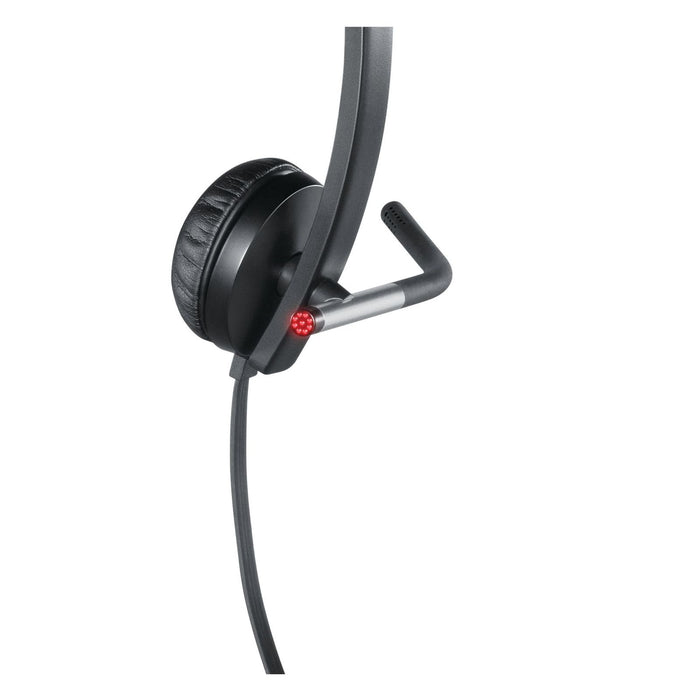 Logitech USB Headset Stereo H650e Kopfhörer Verkabelt Kopfband Büro/Callcenter Schwarz, Silber