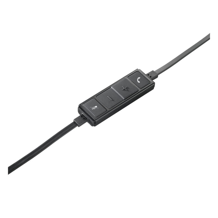 Logitech USB Headset Stereo H650e Kopfhörer Verkabelt Kopfband Büro/Callcenter Schwarz, Silber