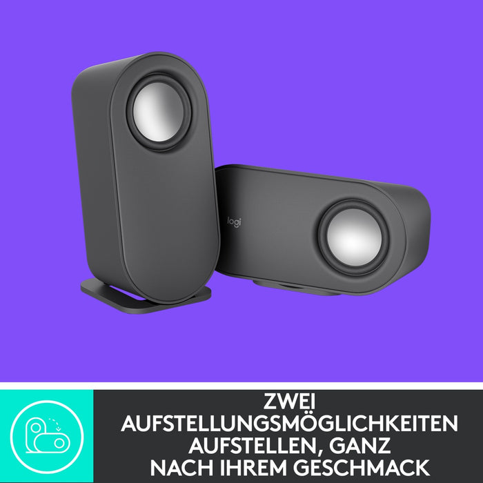 Logitech Z407 Bluetooth computer speakers with subwoofer and wireless control 40 W Graphit 2.1