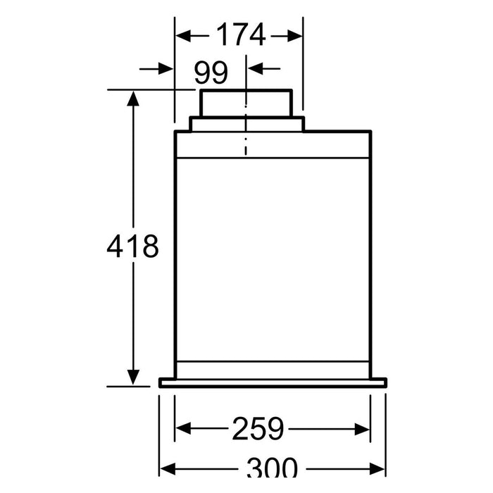 Neff DML5566N Lüfterbaustein (D55ML66N1) 50cm für Dunstabzugshaube