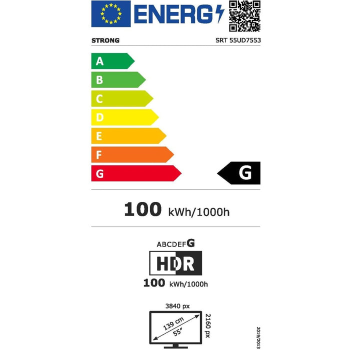 Strong SRT 55UD7553 Smart TV 55 Zoll Google Voice Control