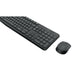 Logitech MK235 kabelloses Tastatur und Maus Set QWERTZ Deutsch grau