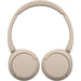 Sony WH-CH520 kabellose Bluetooth-Kopfhörer Beige - On-Ear-Kopfhörer bis 50h Laufzeit