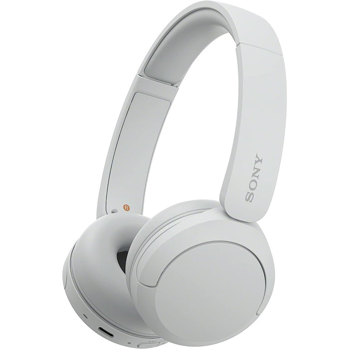 Sony WH-CH520 kabellose Bluetooth-Kopfhörer Weiß - On-Ear-Kopfhörer bis 50h Laufzeit