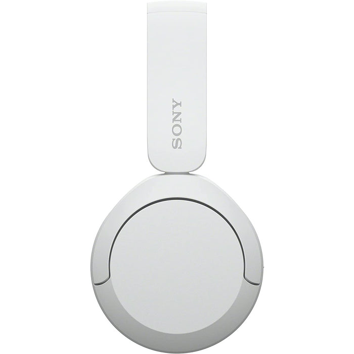 Sony WH-CH520 kabellose Bluetooth-Kopfhörer Weiß - On-Ear-Kopfhörer bis 50h Laufzeit