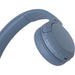 Sony WH-CH520 kabellose Bluetooth-Kopfhörer Blau - On-Ear-Kopfhörer bis 50h Laufzeit