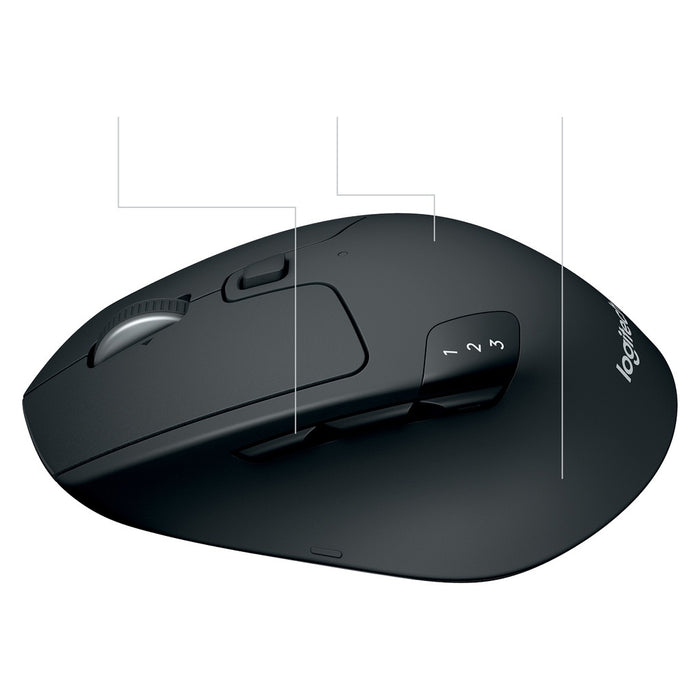 Logitech M720 Maus rechts RF Wireless + Bluetooth Optisch 1000 DPI